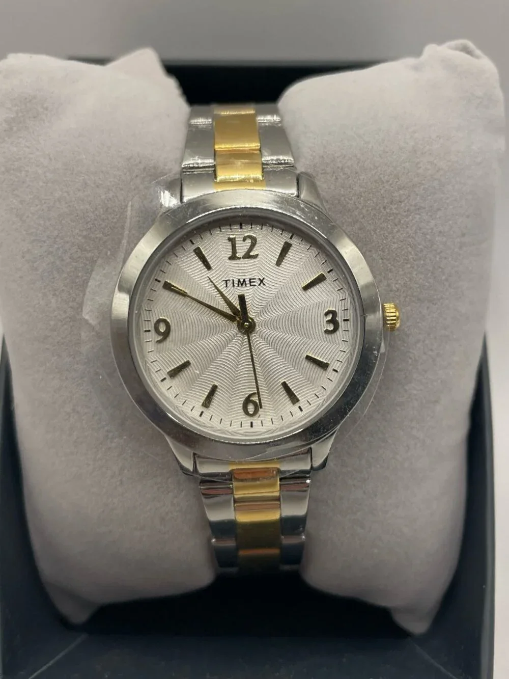 Timex Women's Premium Dress 32mm Watch Two-Tone Silver-Tone TW2V35900